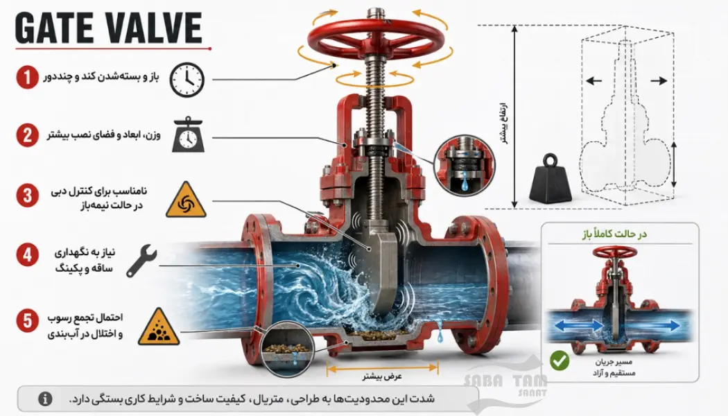 تفاوت شیر پروانه ای و شیر کشویی